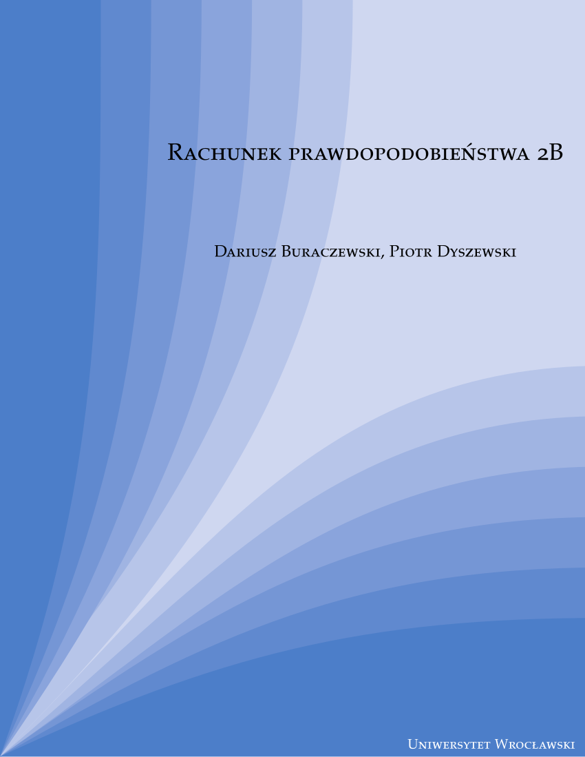 Rachunek prawdopodobieństwa 2R